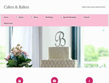 Tablet Screenshot of cakesandbakescharlotte.com